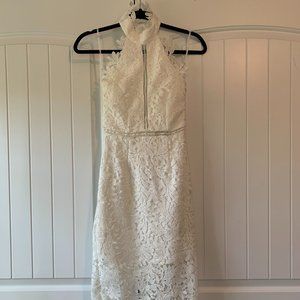 Lulus White Lace Dress